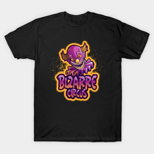 Clown Bizarre Circus Horror Scary Gaming T-Shirt by shirt4game